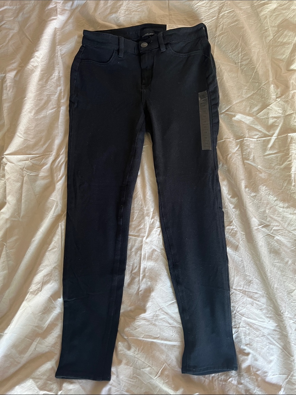 American Eagle Black Skinny Jeggings Size 10